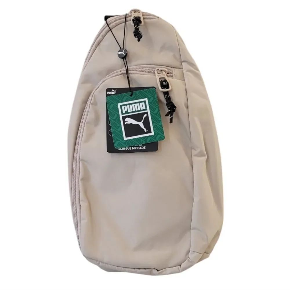 PUMA Evercat Myriad Light Beige Compact Sling Bag NWT